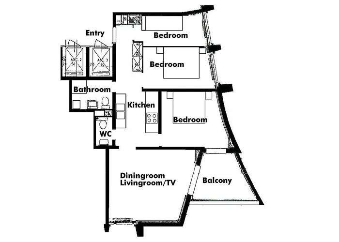 Daire 13 View, Family Modern App Montrö